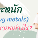 Heavy metals โลหะหนัก อันตรายใกล้ตัวที่ไม่ควรมองข้าม